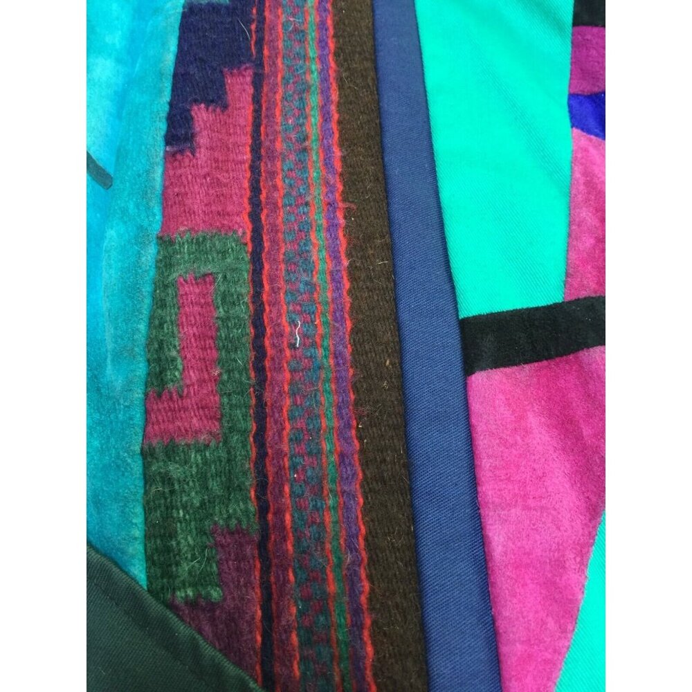 SRF Santa Fe Re-Creation Denver Southwest Womens Medium Navajo Fringe Jacket - Picture 11 of 12